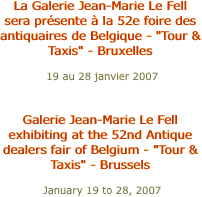 La Galerie Jean-Marie Le Fell sera